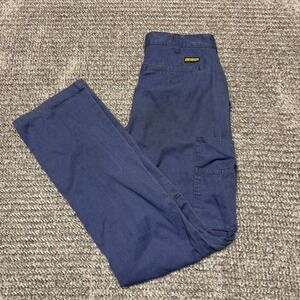 Blaklader Mens Cargo Work Pants Size 32x34 Blue Utility Reinforced Knee